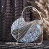 Taru  Silver Mother of pearl clutch
