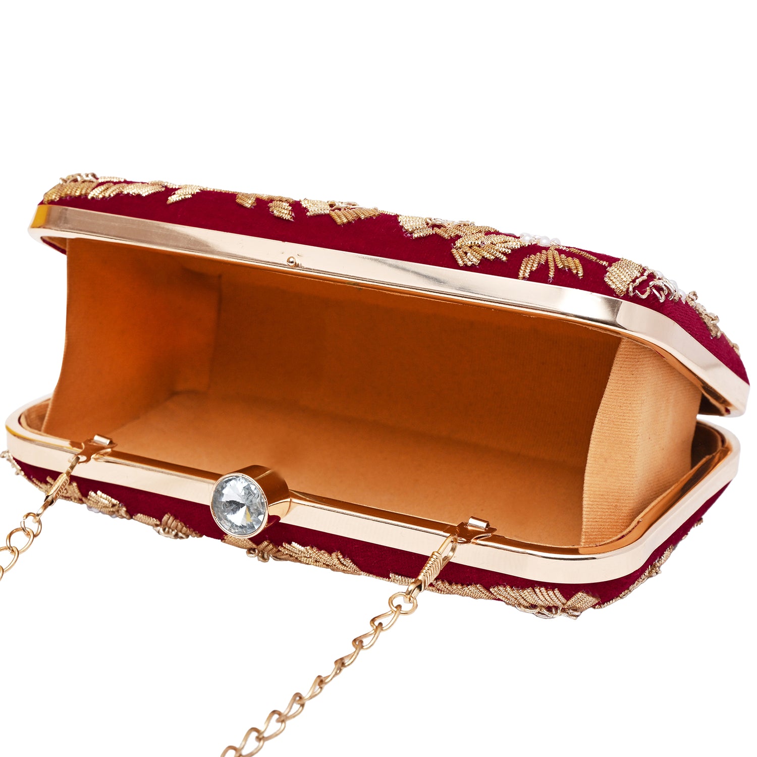 Noor-e-Naam Mehroon Name Clutch