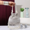Ranya Silver Cutdana potli Bag