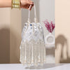 Sitara white potli bag
