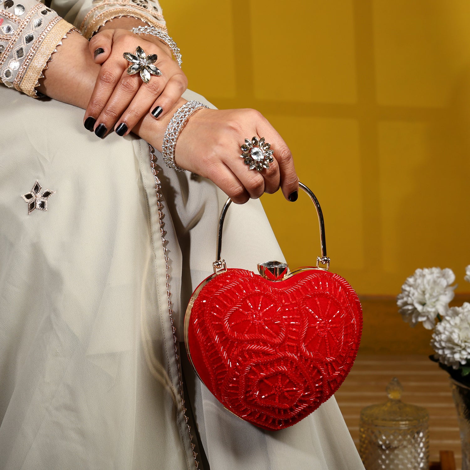 CUPID'S PINK HEART BAG