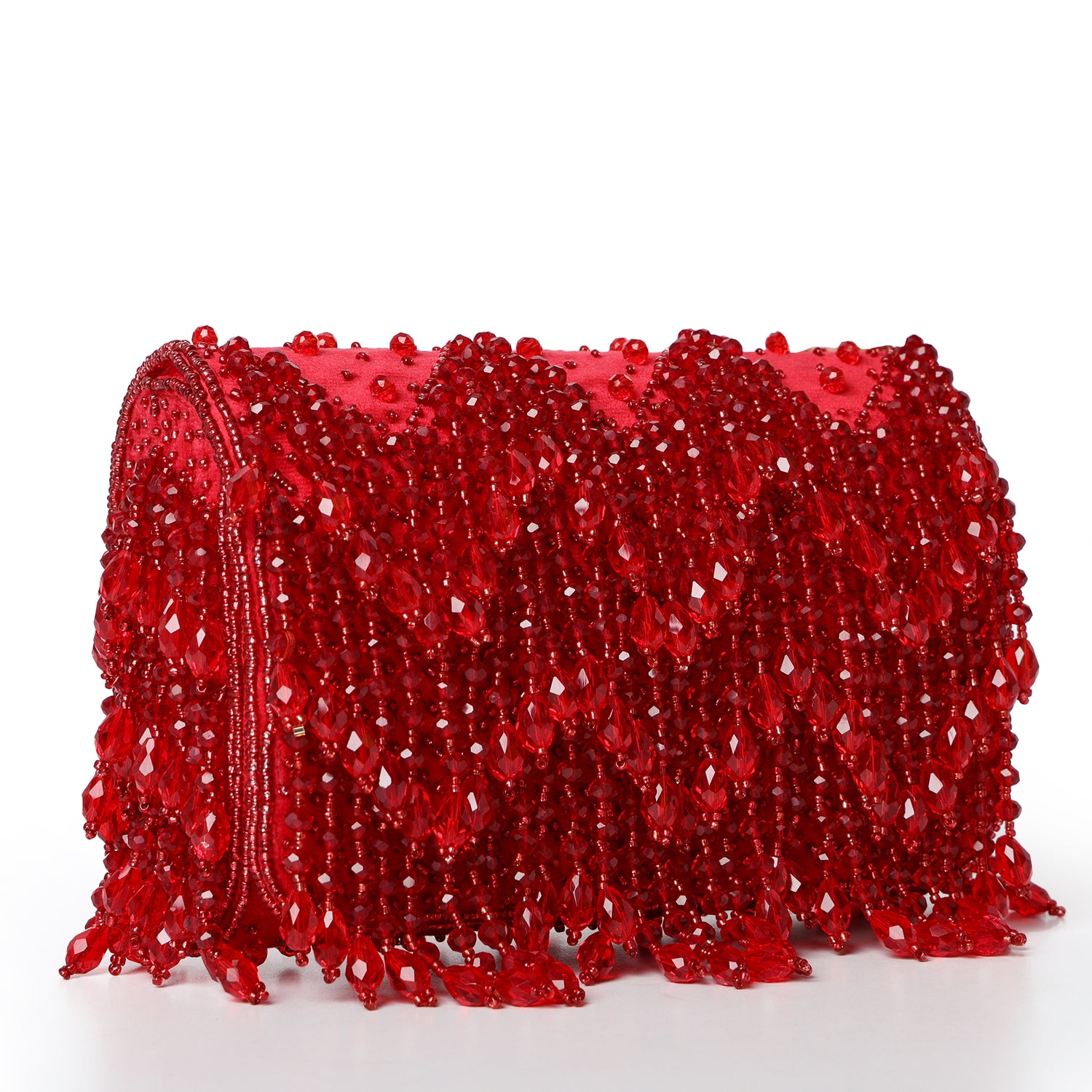 Shabnam Red flap bag