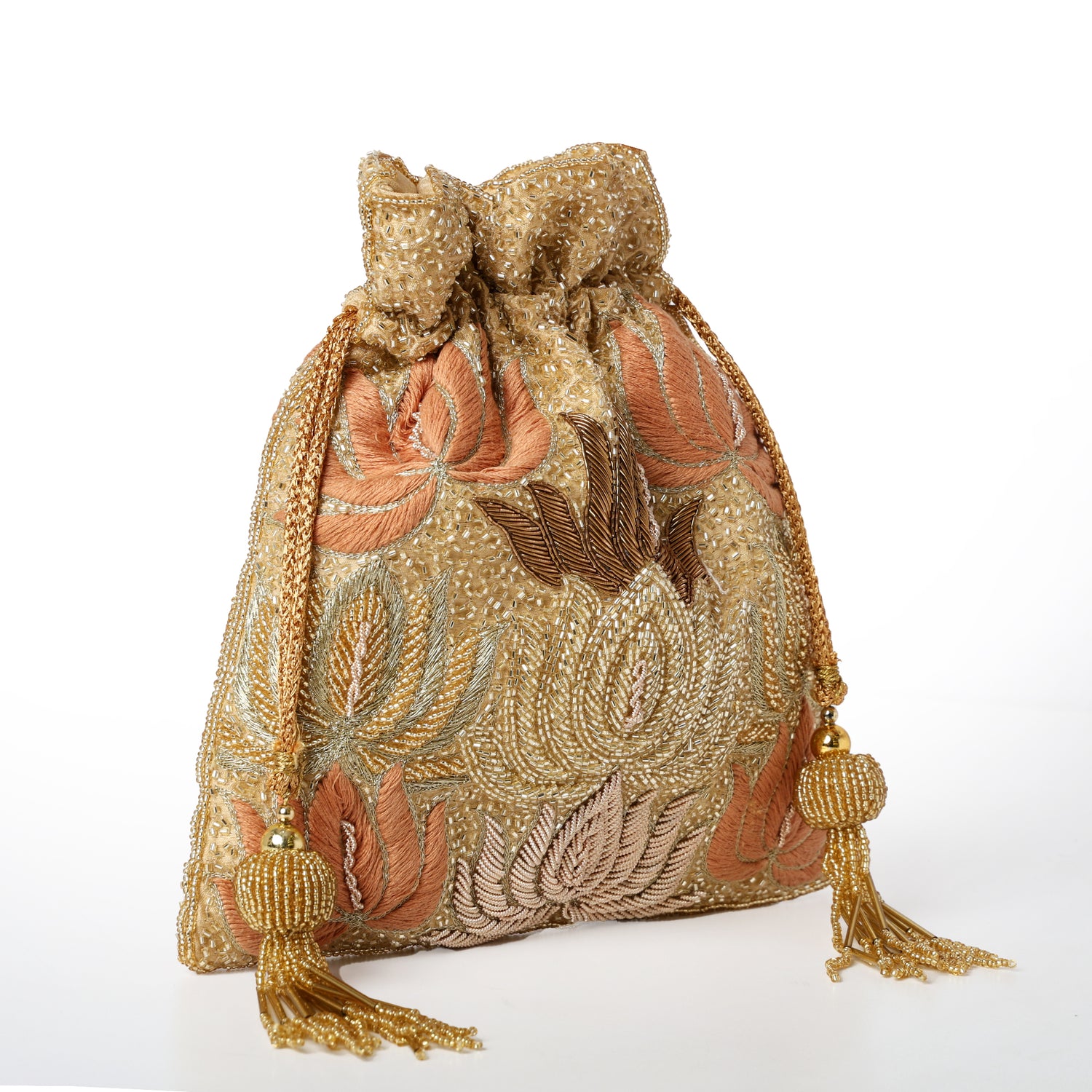 Swarna Golden Potli Bag
