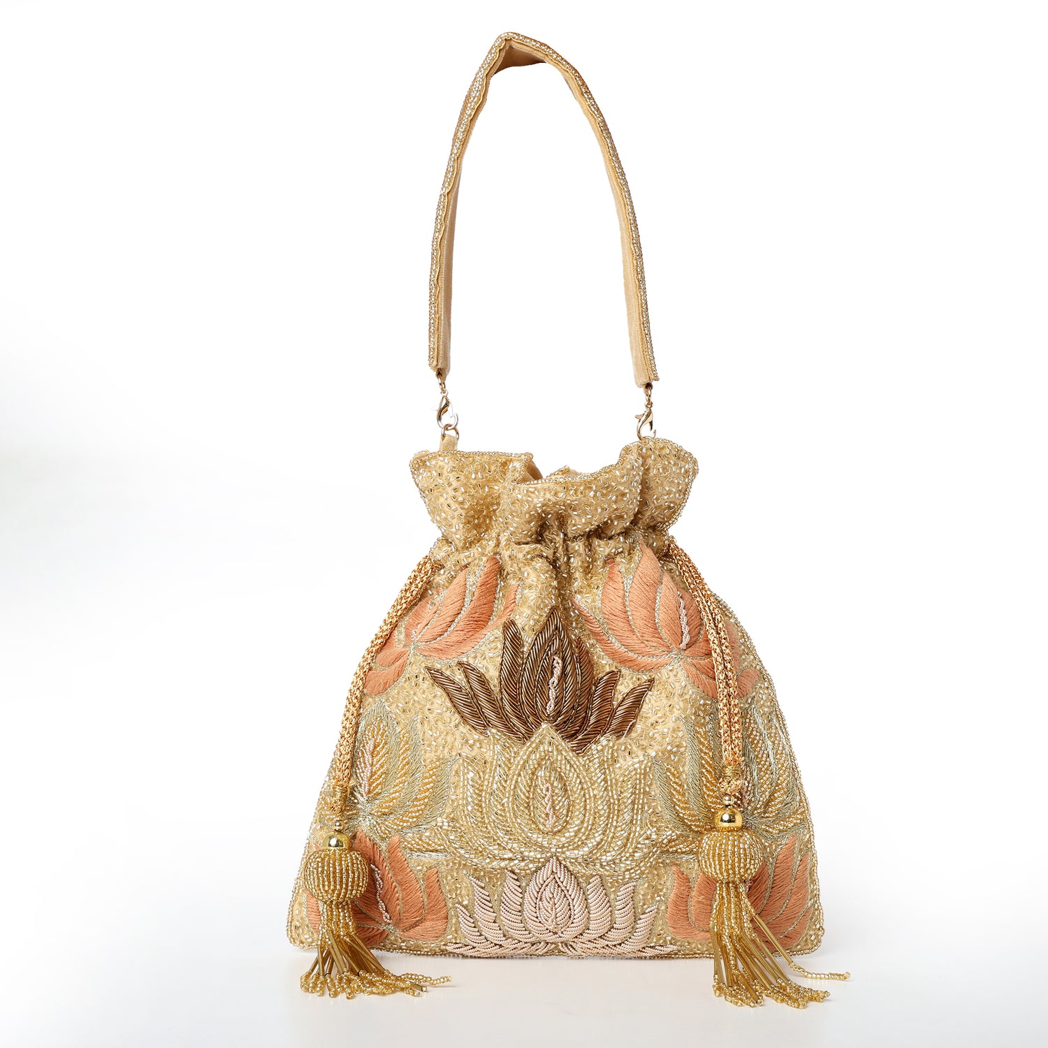 Swarna Golden Potli Bag
