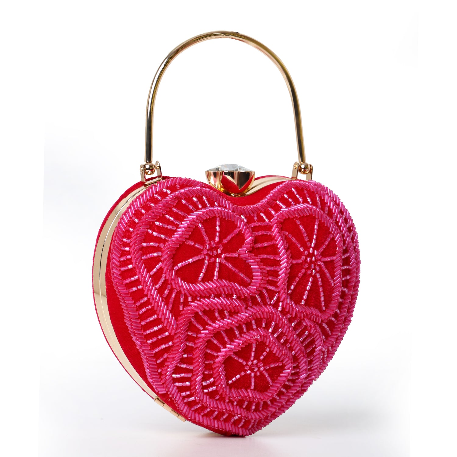 CUPID'S PINK HEART BAG