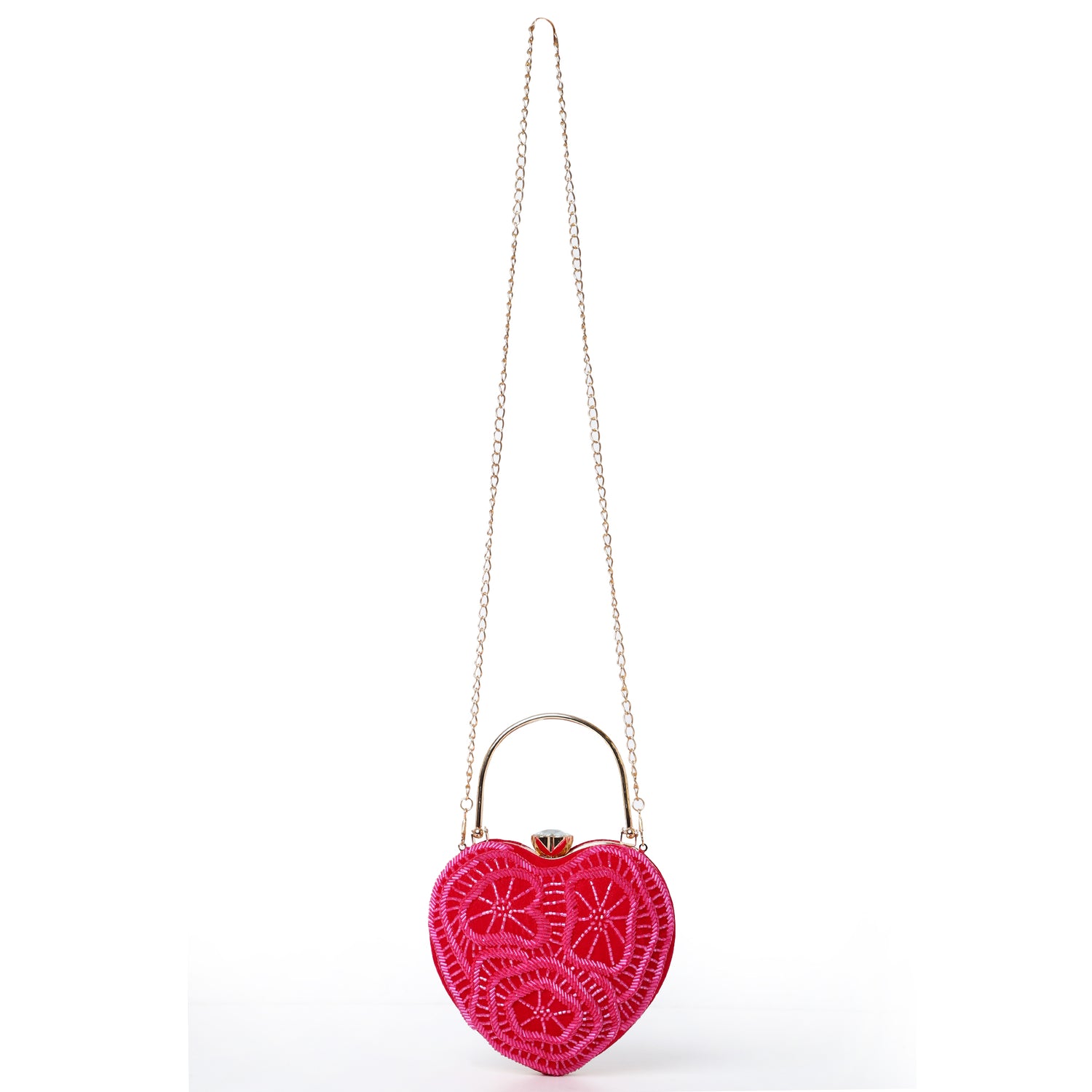 CUPID'S PINK HEART BAG