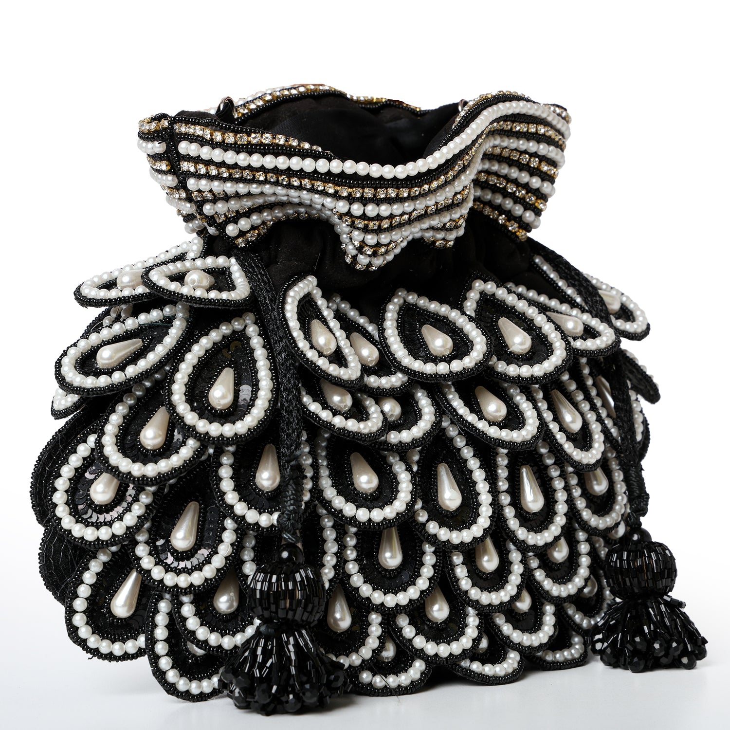 Maharani Black Potli Bag