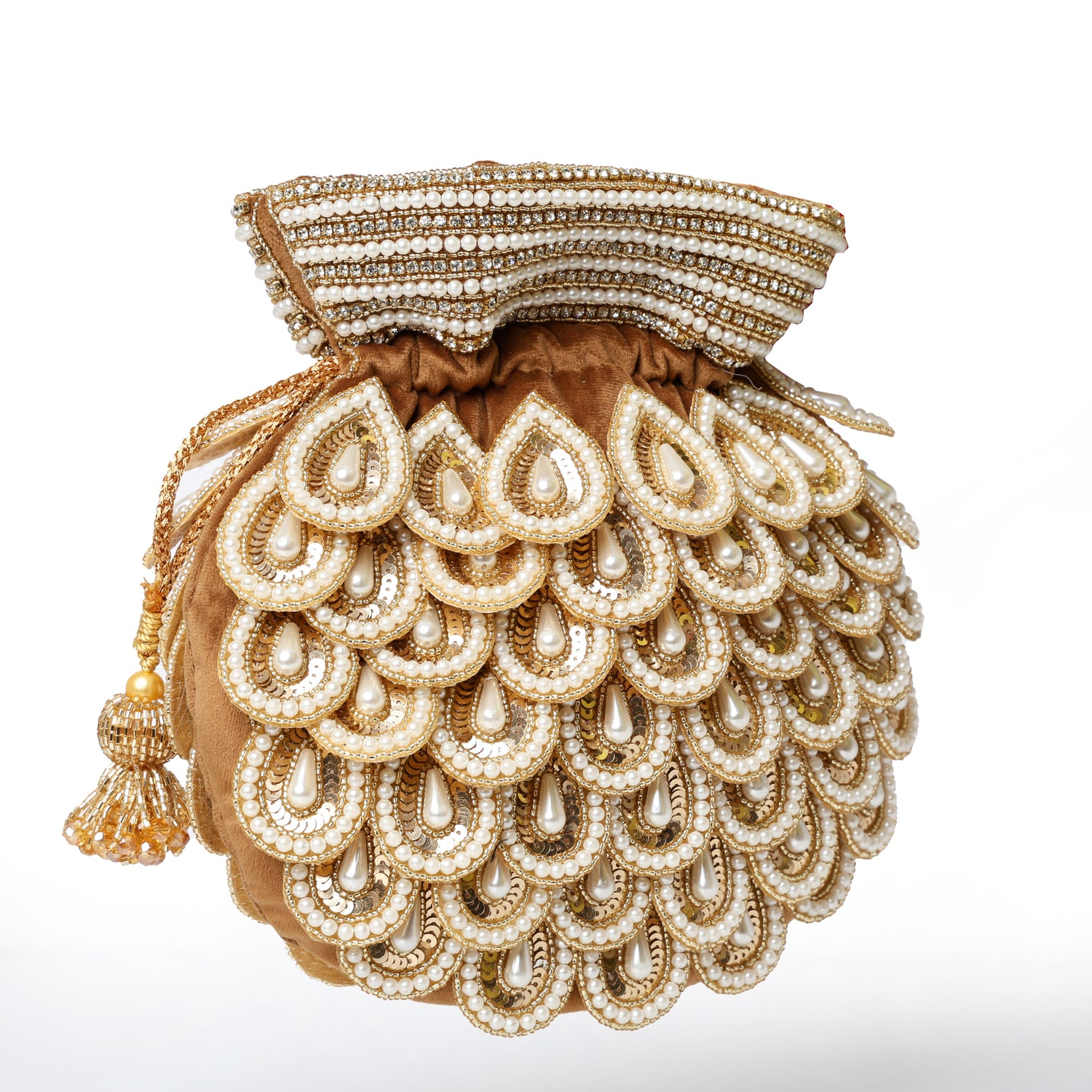 Maharani Golden Potli Bag