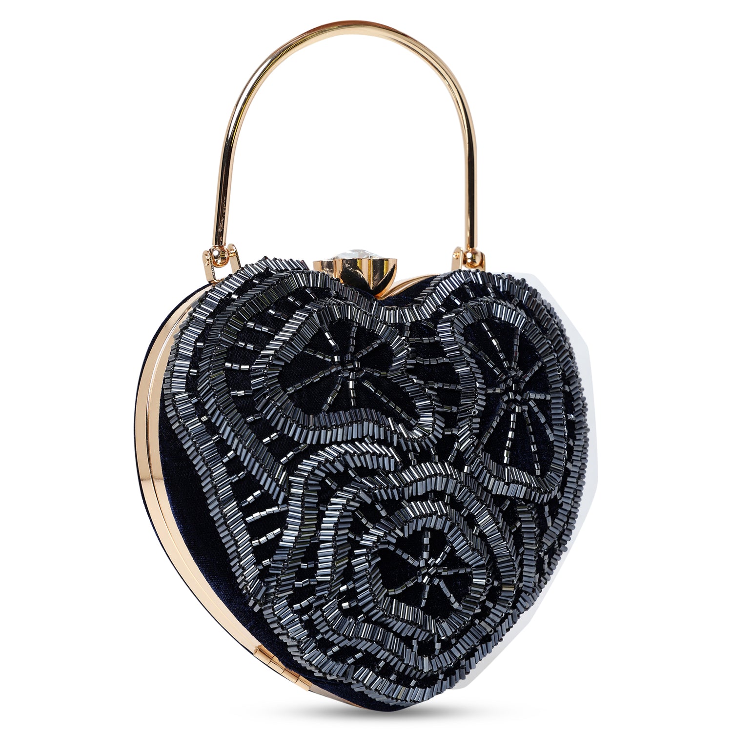 CUPID'S BLUE HEART BAG