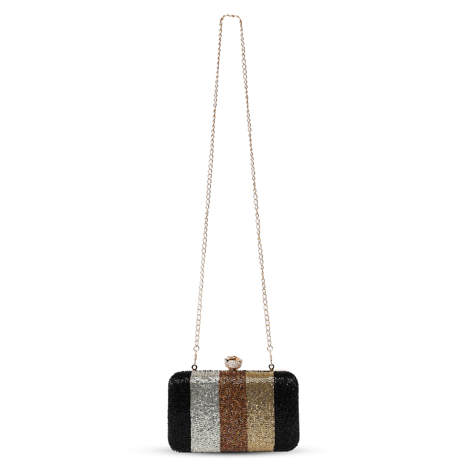 Gulzar Black Clutch