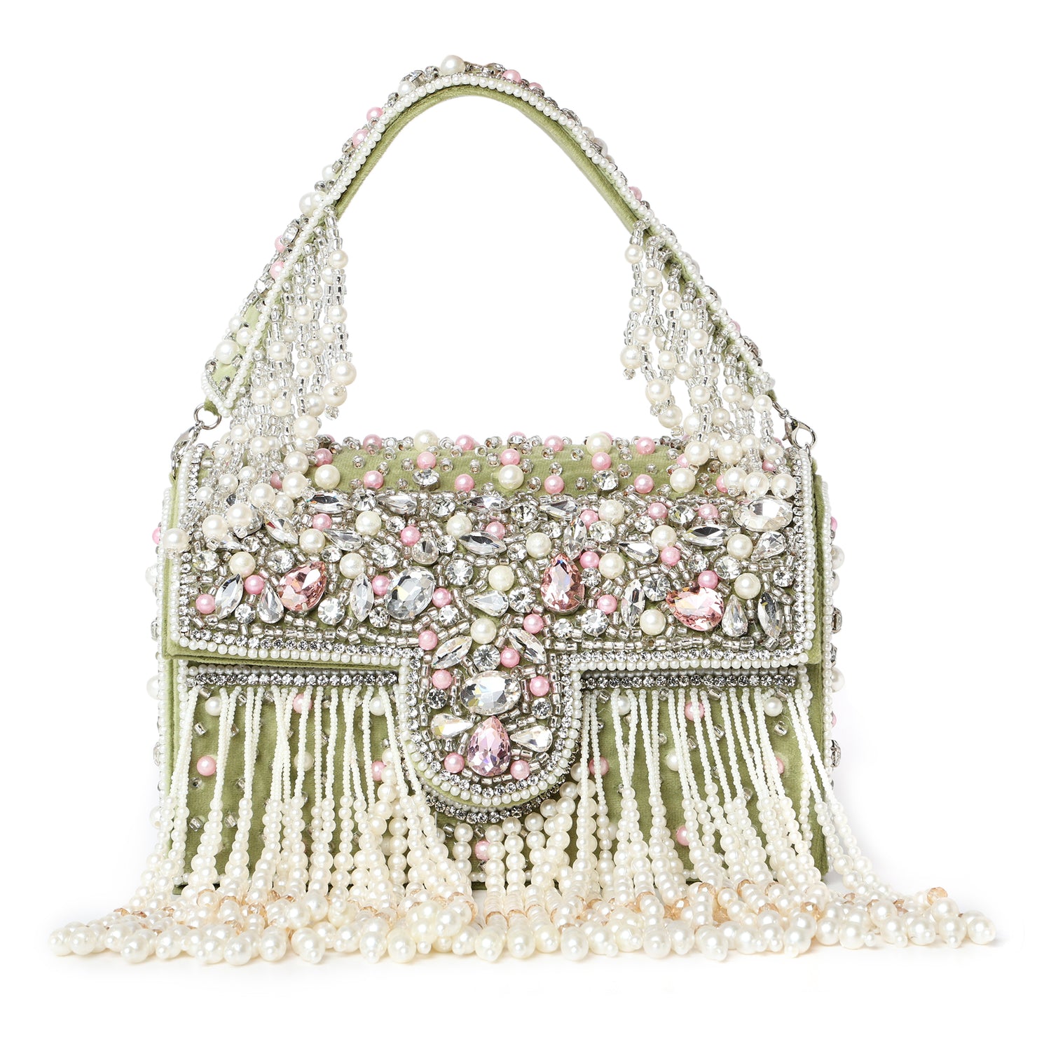 mira green box clutch