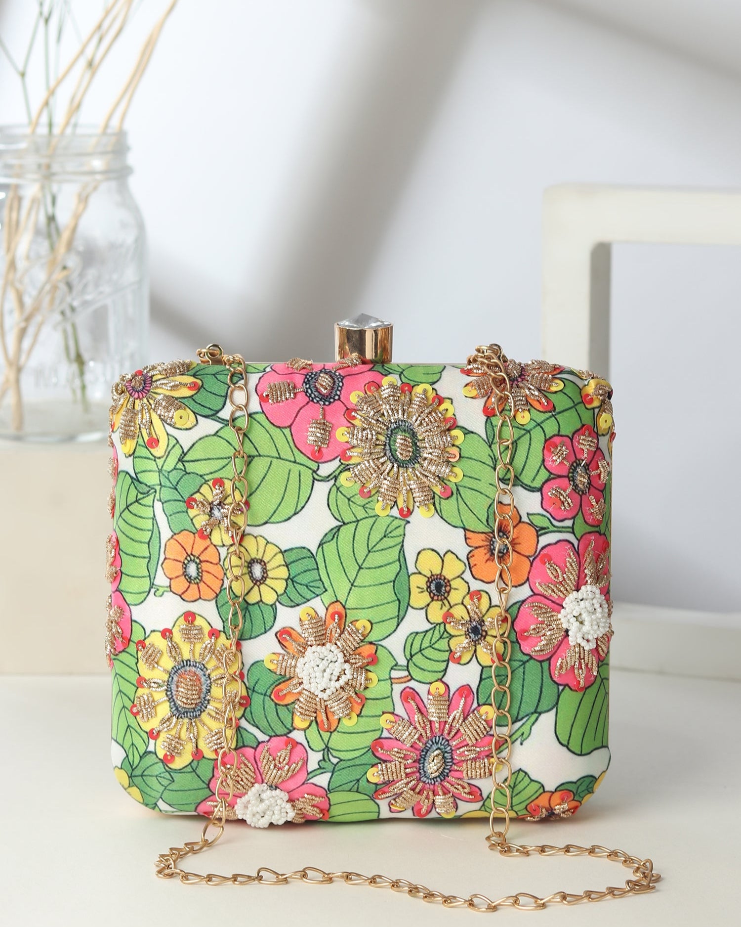 Leaf & Bloom Clutch