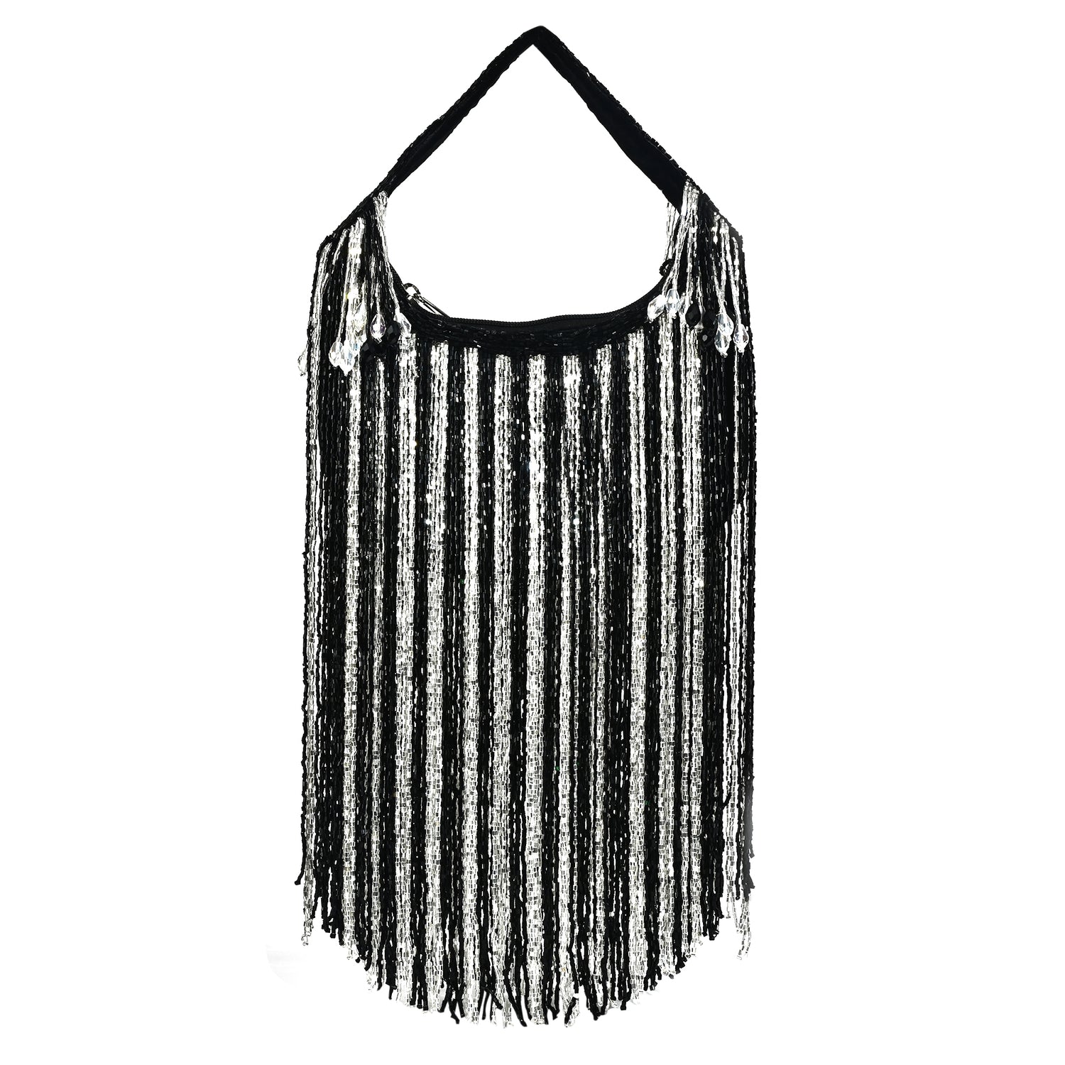 Ziya Black Tassel Clutch