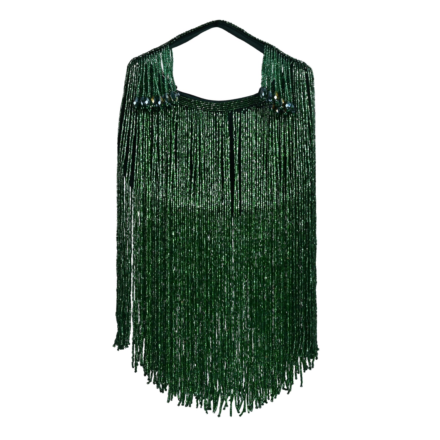 Layali Green Tassel Clutch Bag