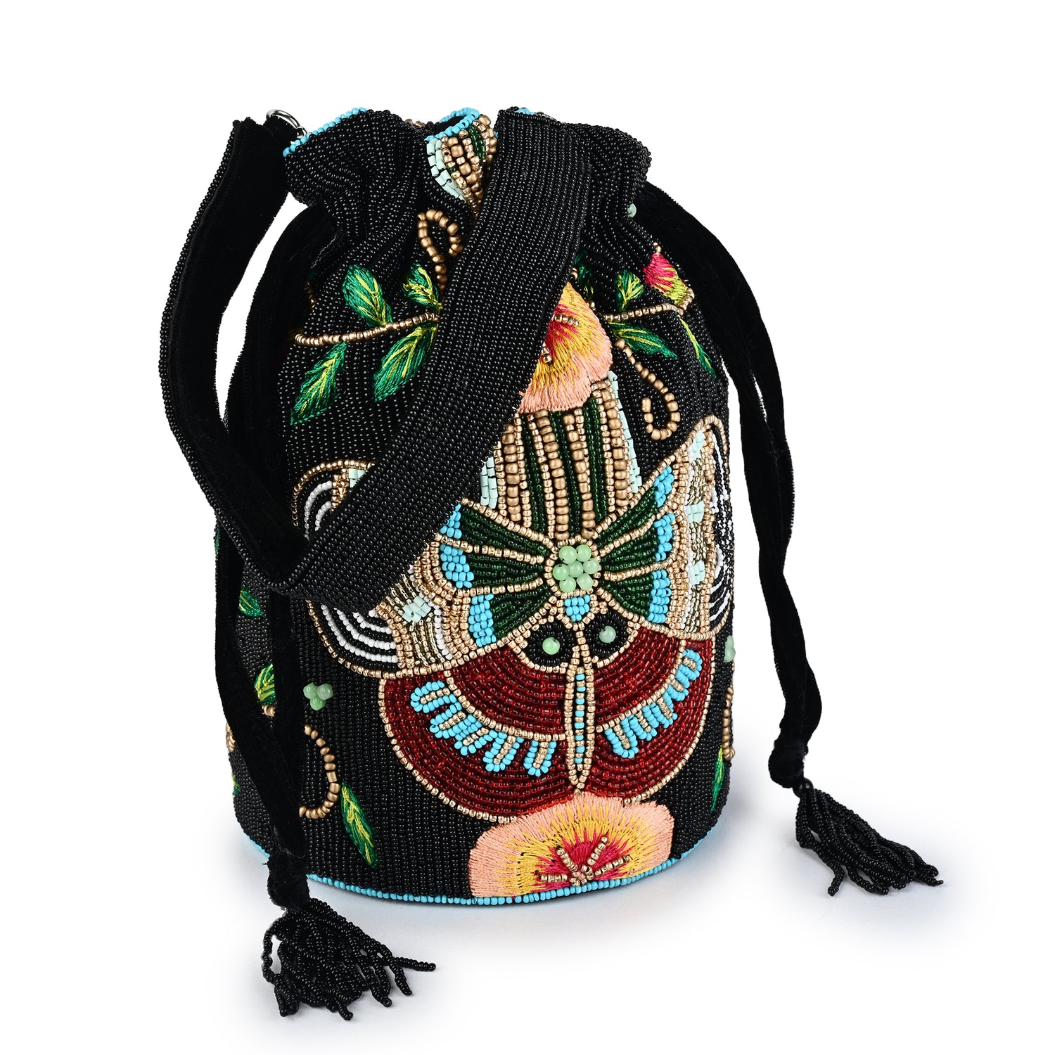 Parwana Black potli bag