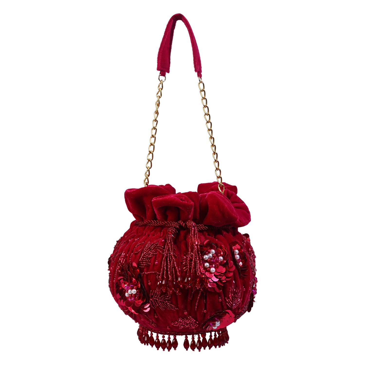 Kumkum Pink Potli Bag