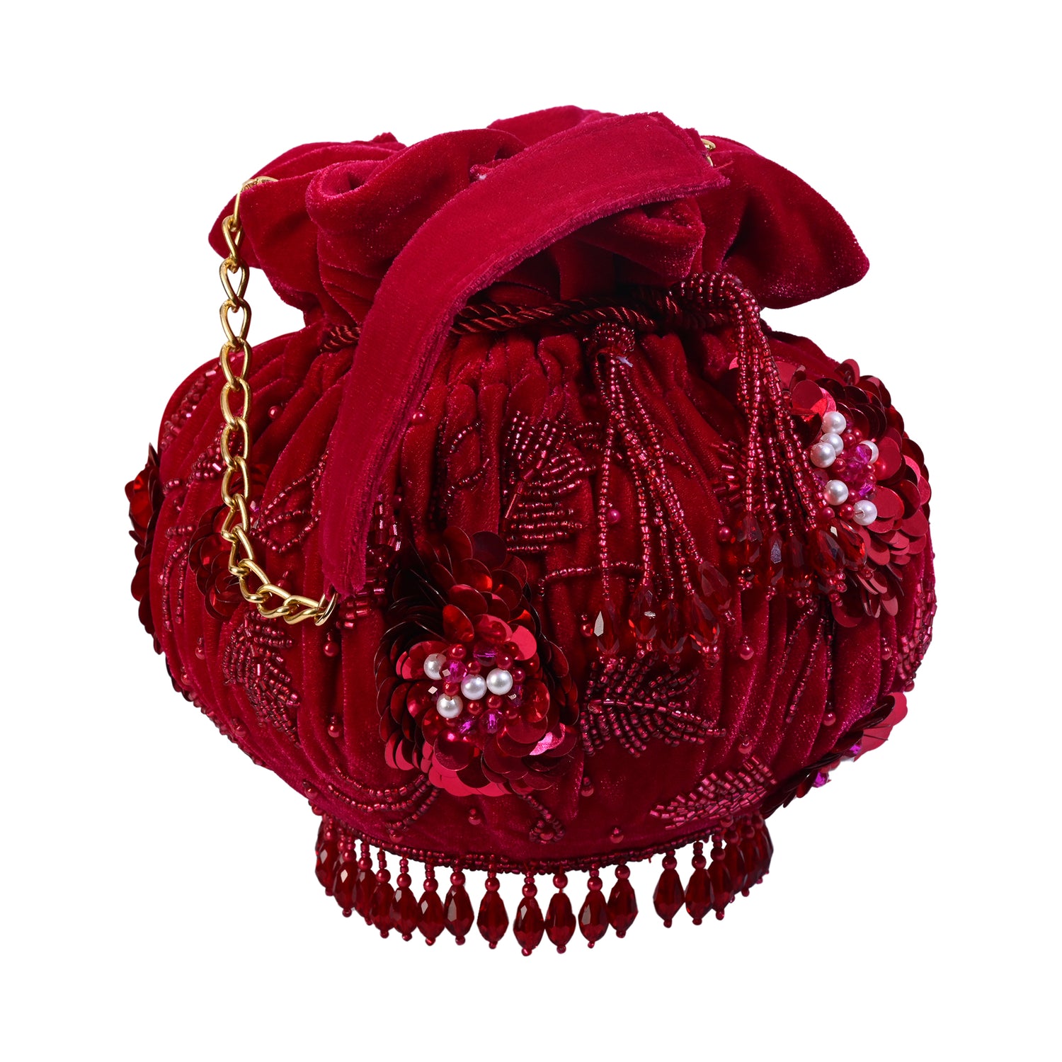Kumkum Pink Potli Bag