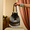 Ranya Black Cutdana Potli Bag