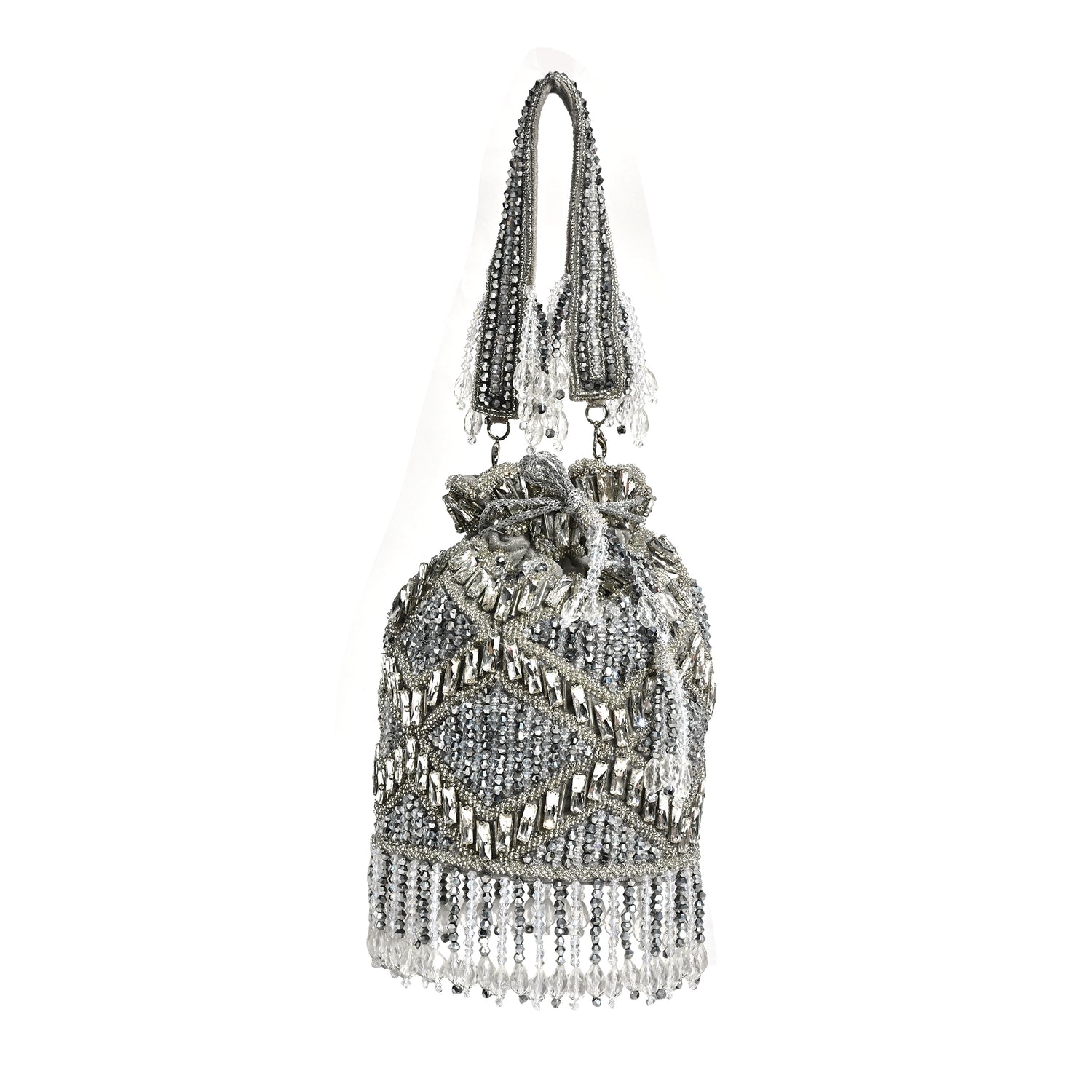 Fiza Grey Bucket Bag