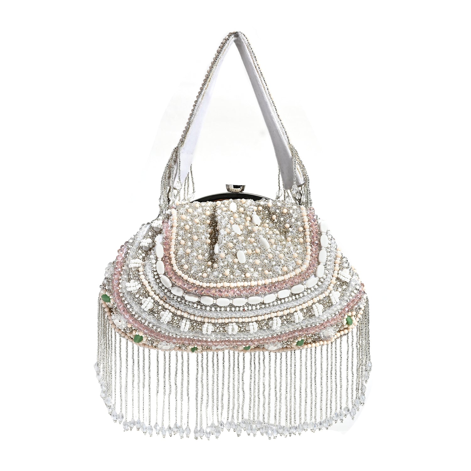 SUNEHRI WHITE BATUA BAG
