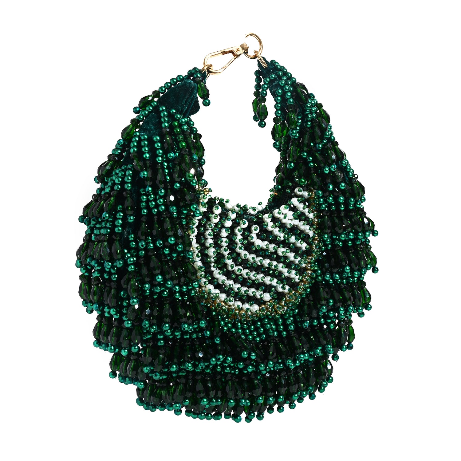 Rhea Green Moon Bag