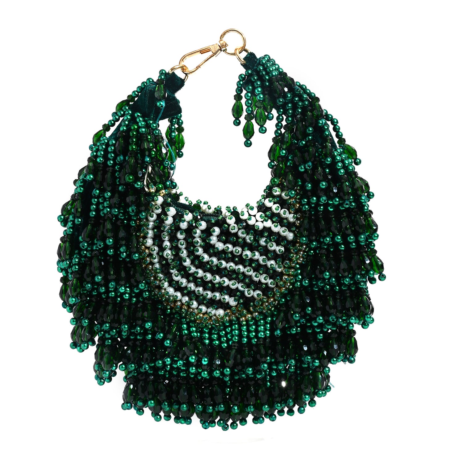 Rhea Green Moon Bag