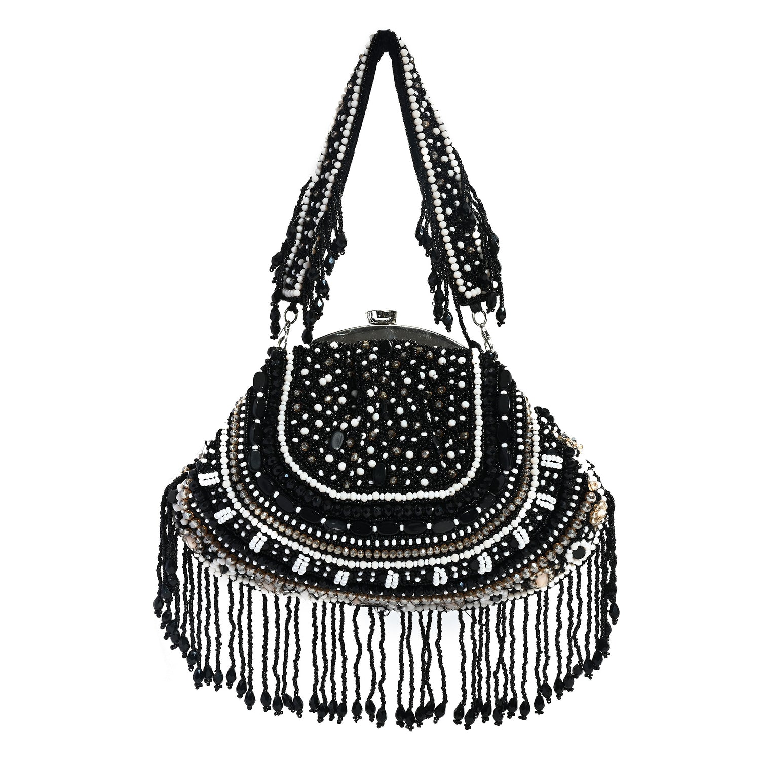SUNEHRI BLACK BATUA BAG