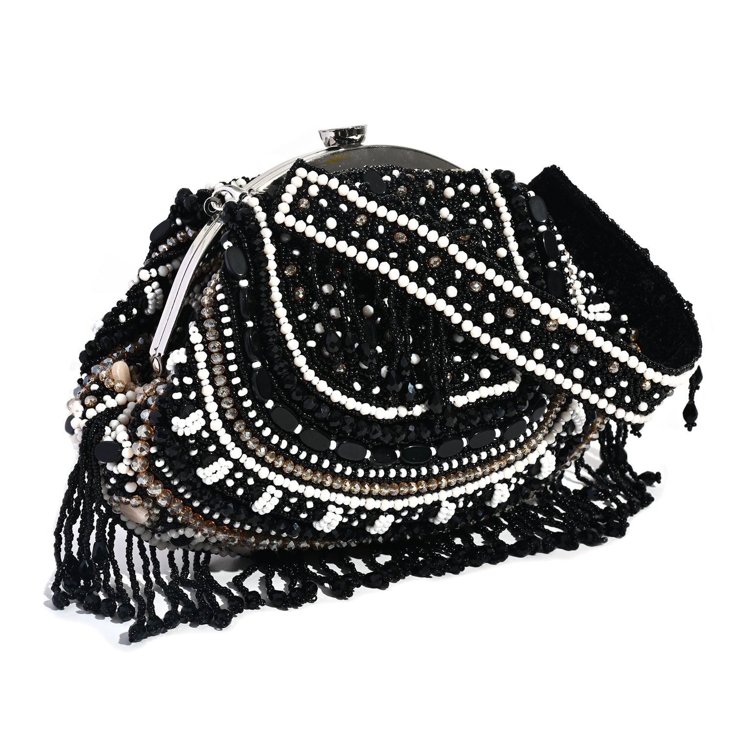 SUNEHRI BLACK BATUA BAG