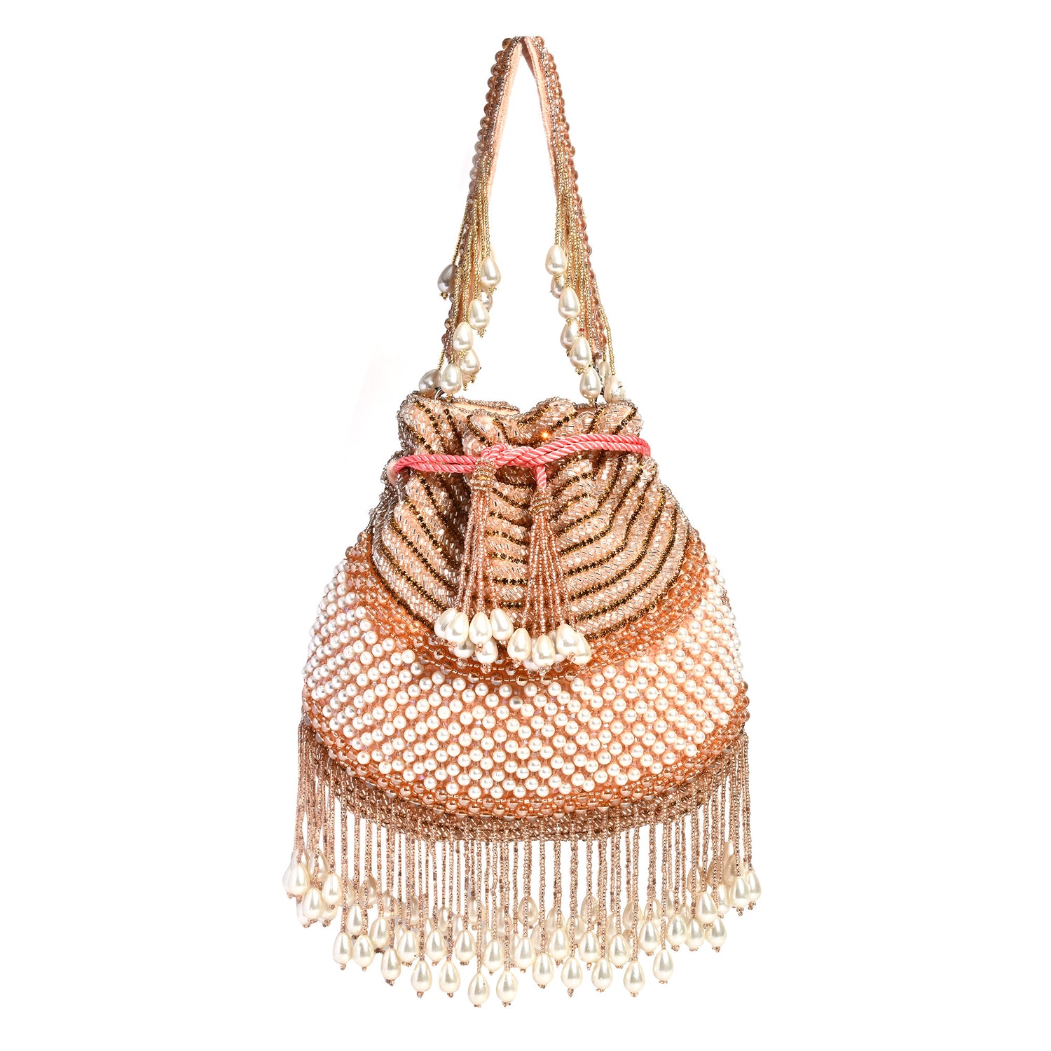 Inaaya Peach Cutdana Potli