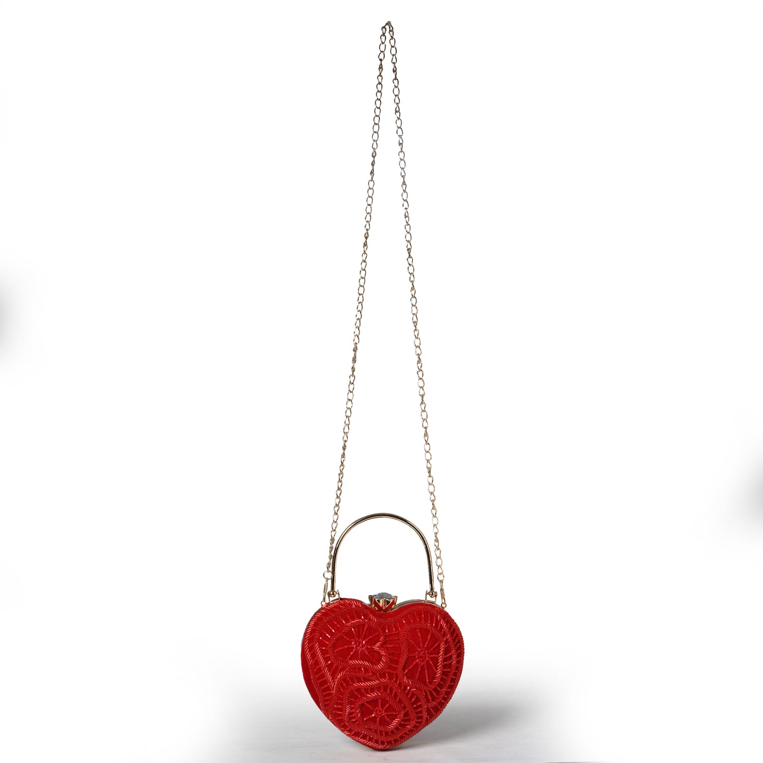 CUPID'S RED HEART BAG