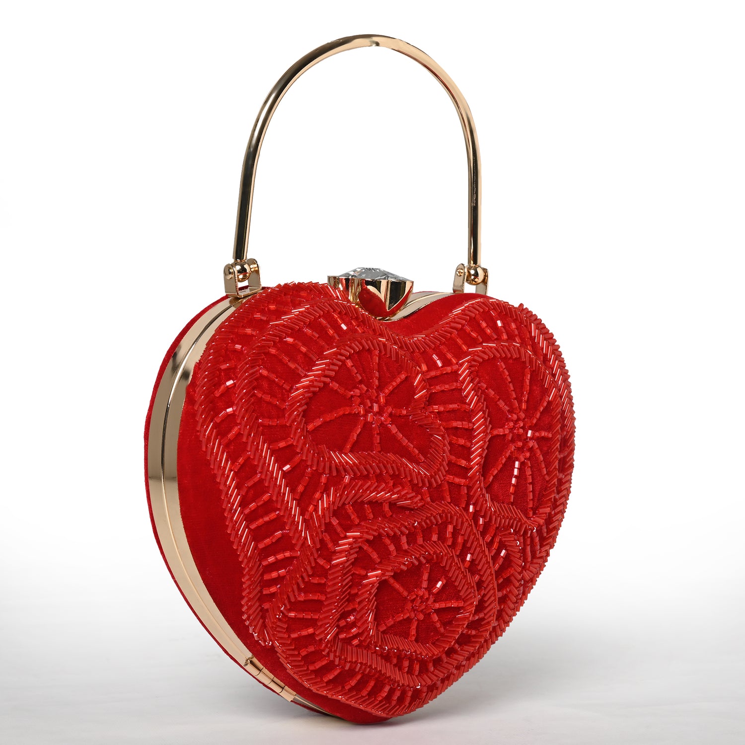 CUPID'S RED HEART BAG