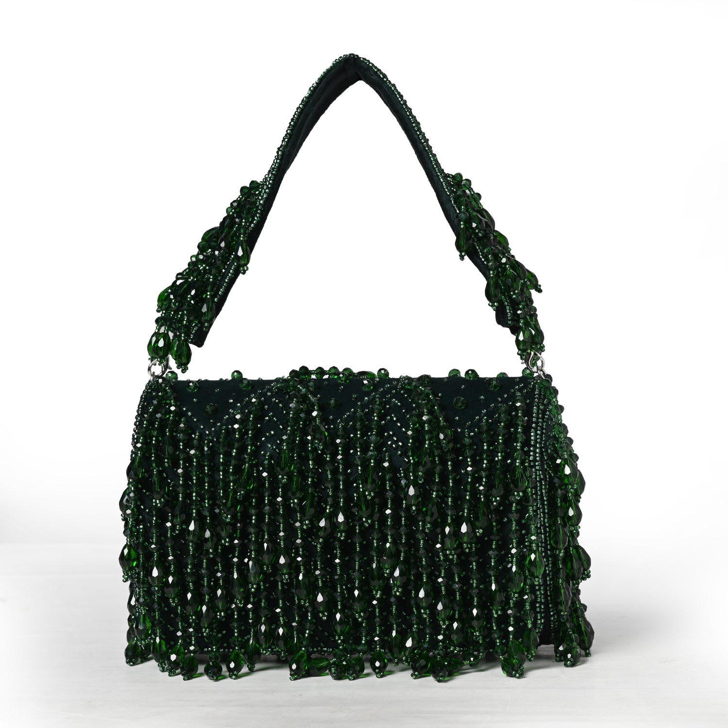 Shabnam Green flap bag