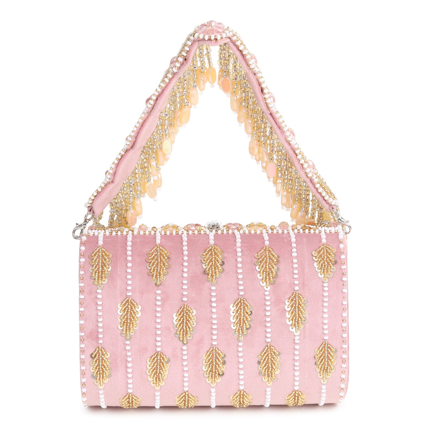 Zeenat Pink Flap Bag