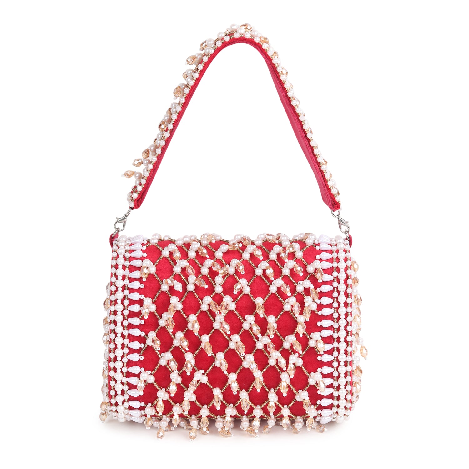 Jhalak red flap bag
