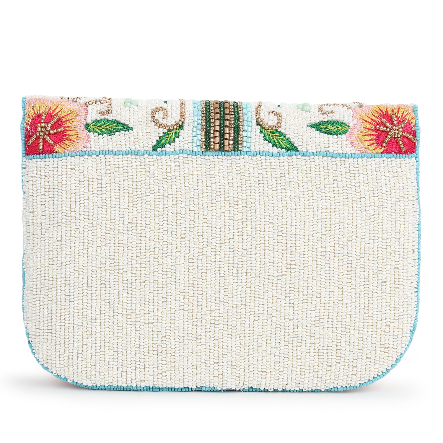 Bahaar white flap bag