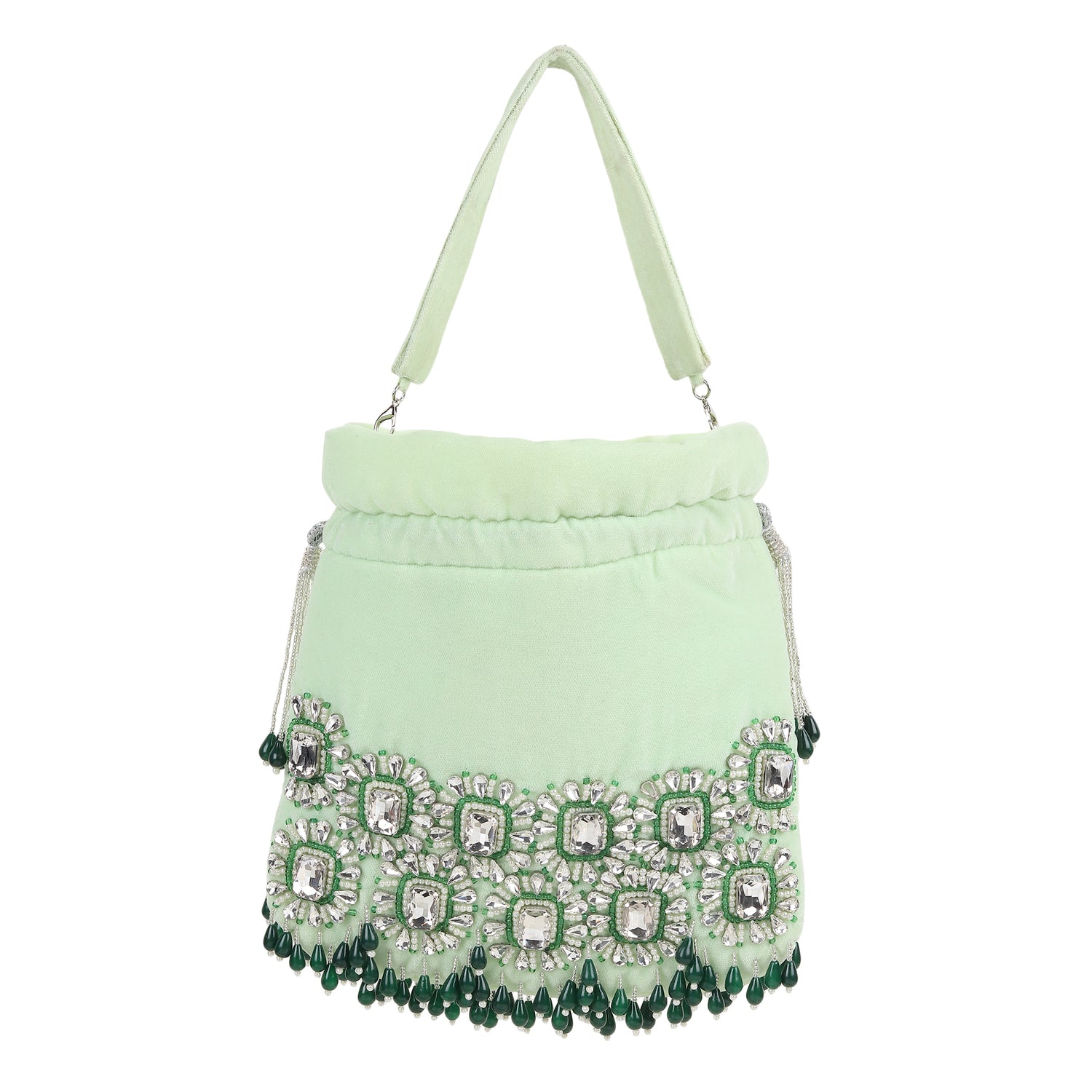 Zaaya Green Potli Bag