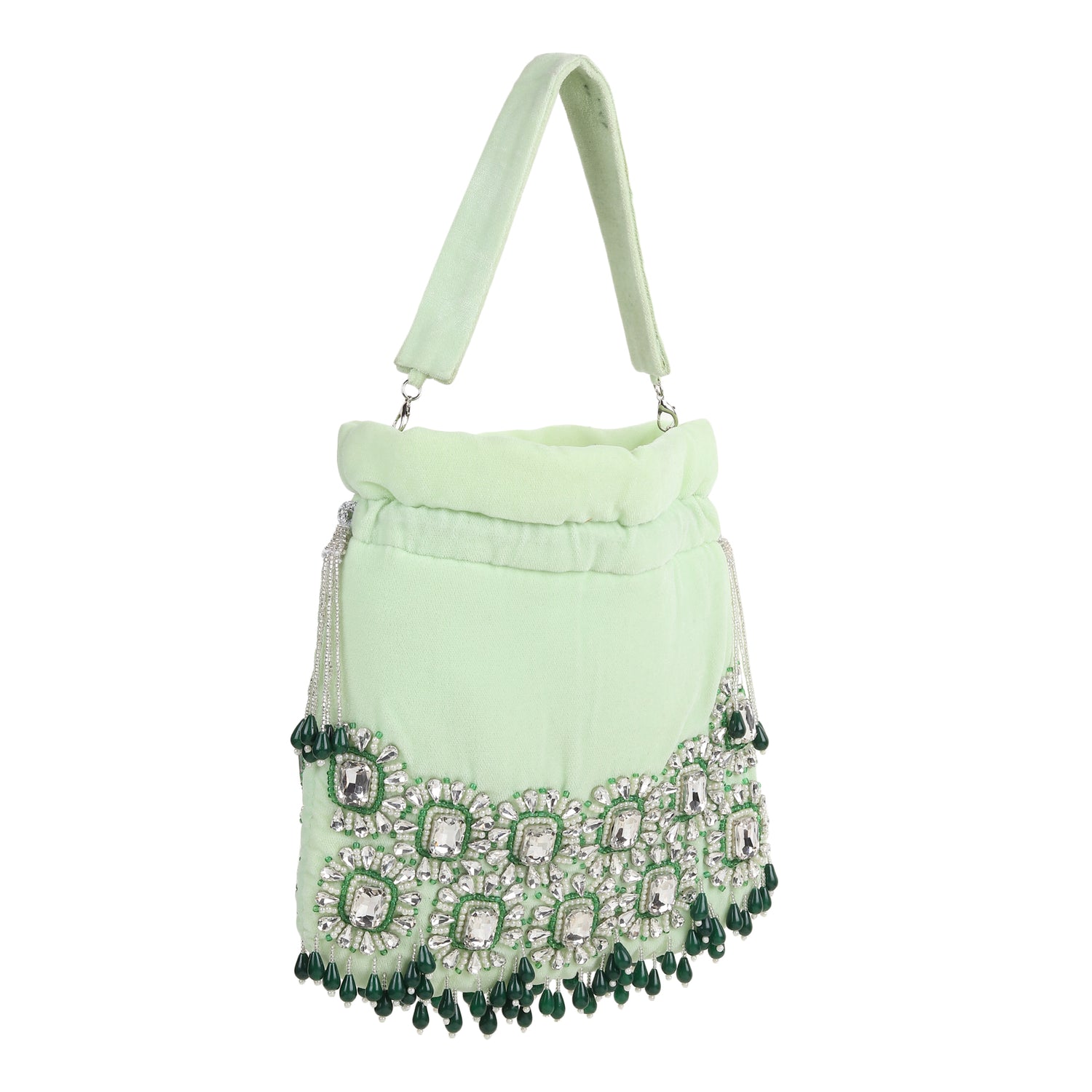 Zaaya Green Potli Bag
