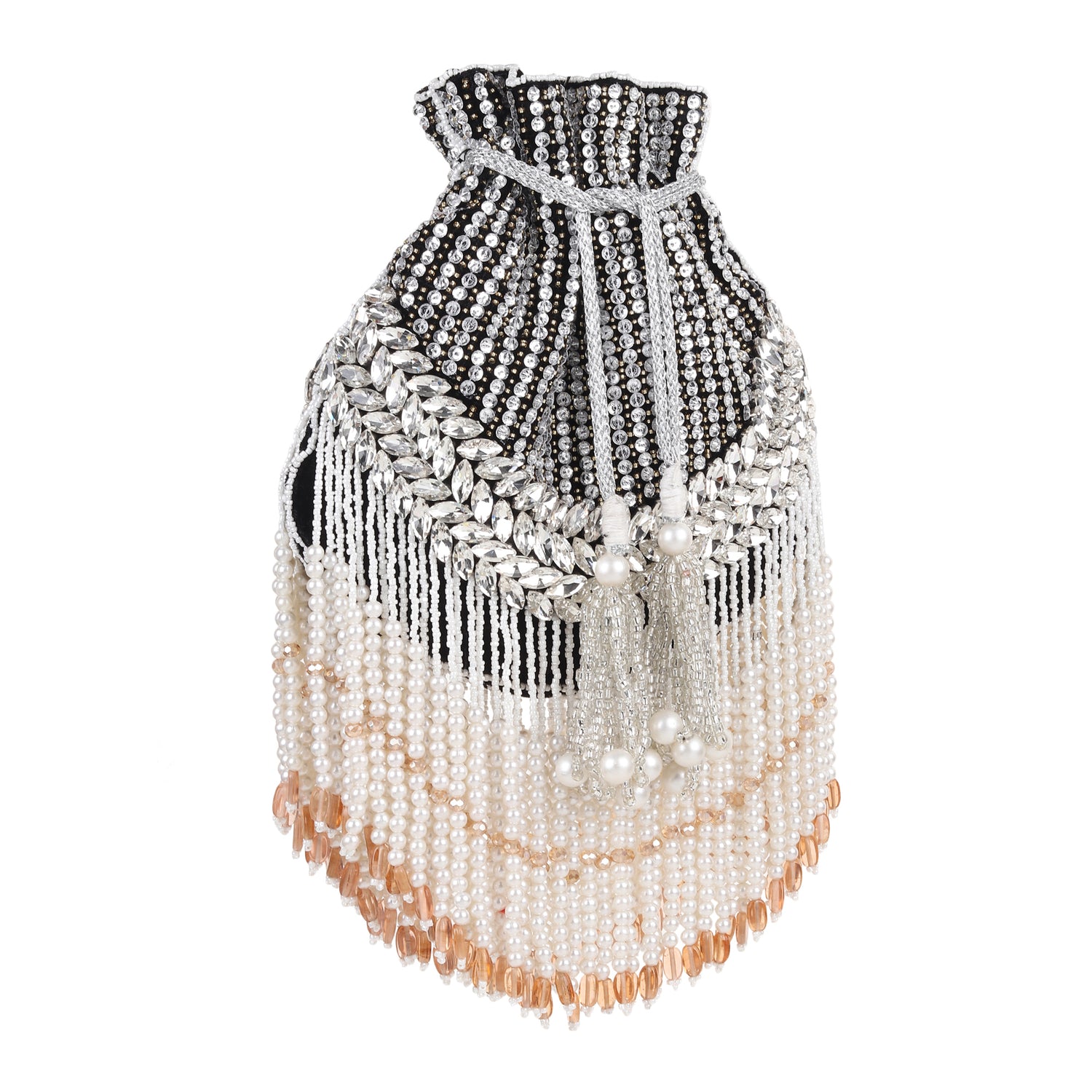 Sitarangi Black Potli Bag