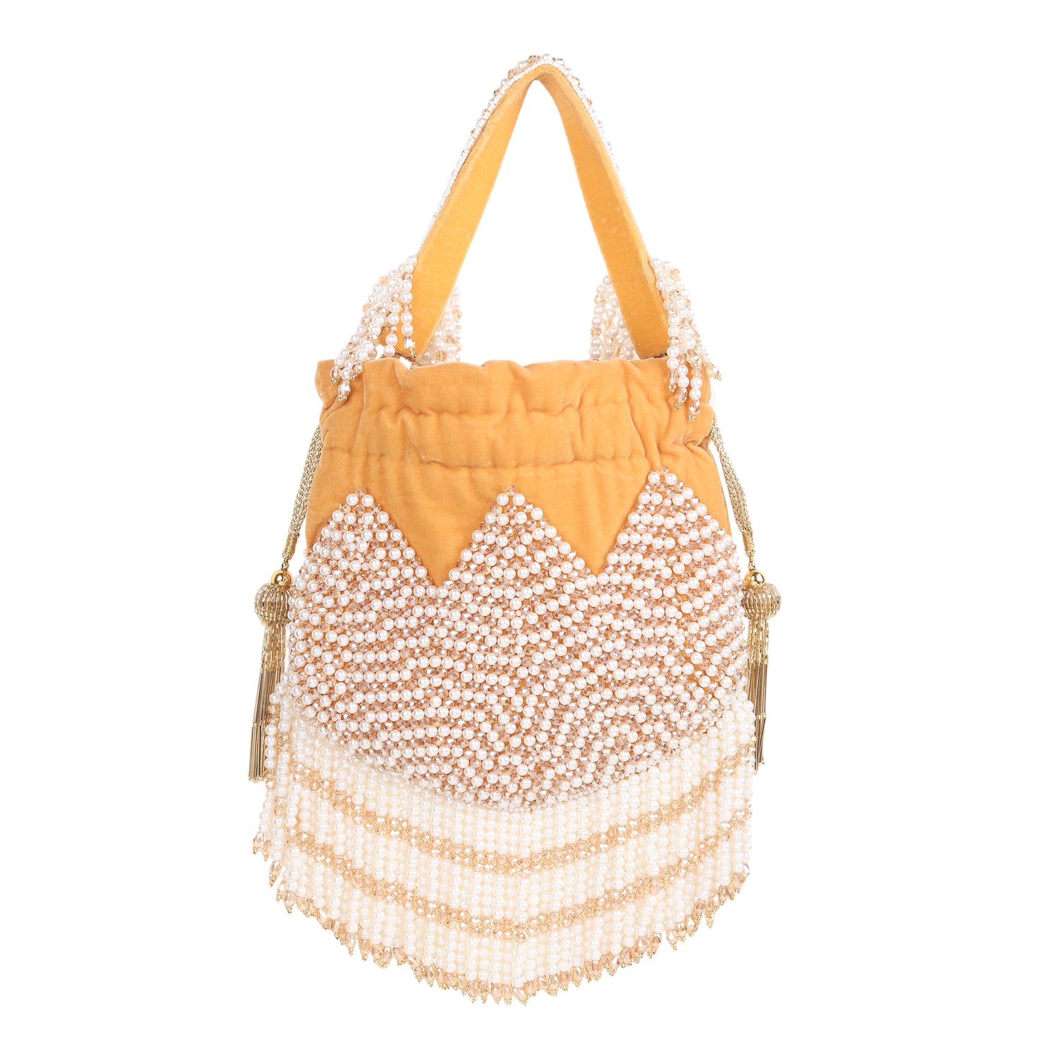 Inaya Yellow Potli Bag