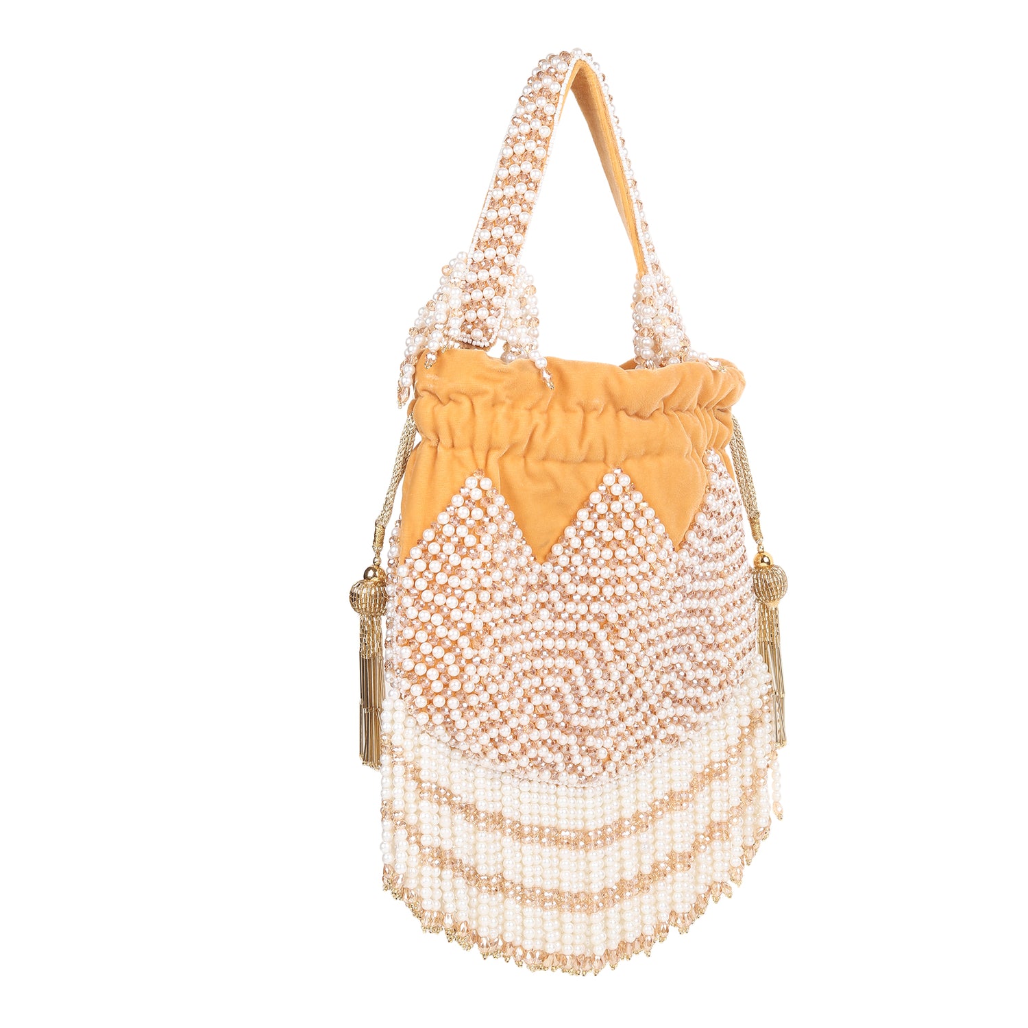 Inaya Yellow Potli Bag