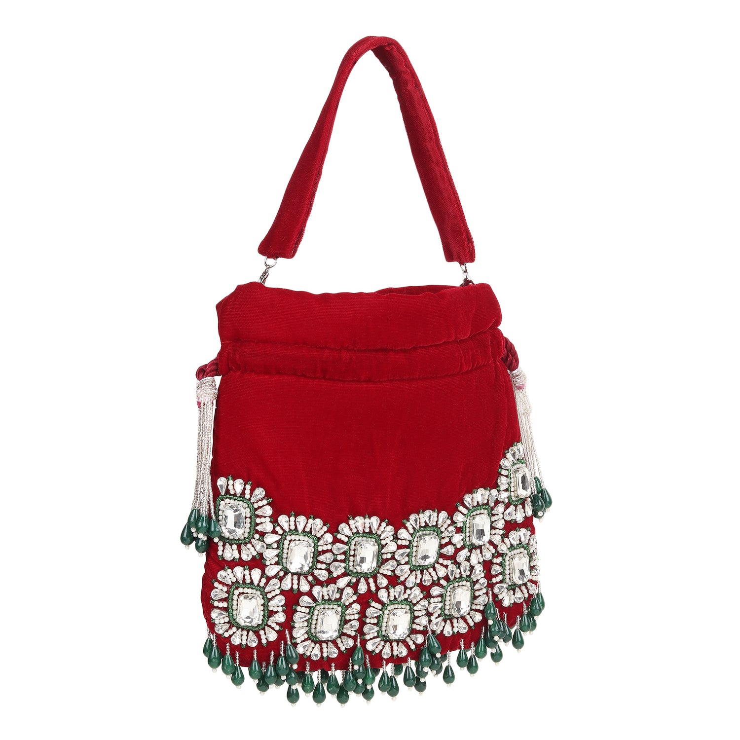 Zaaya Red Potli Bag