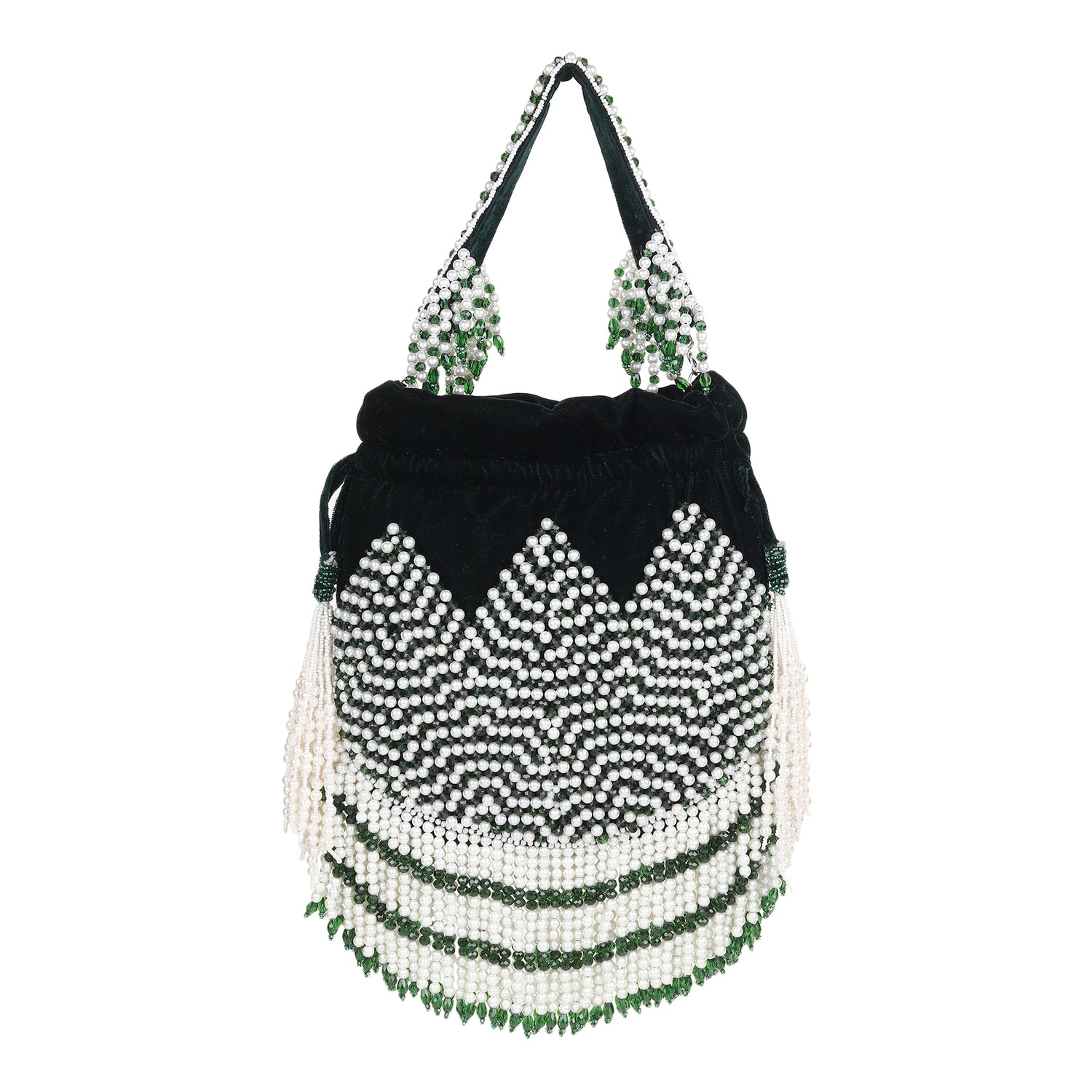 Inaya green Potli bag