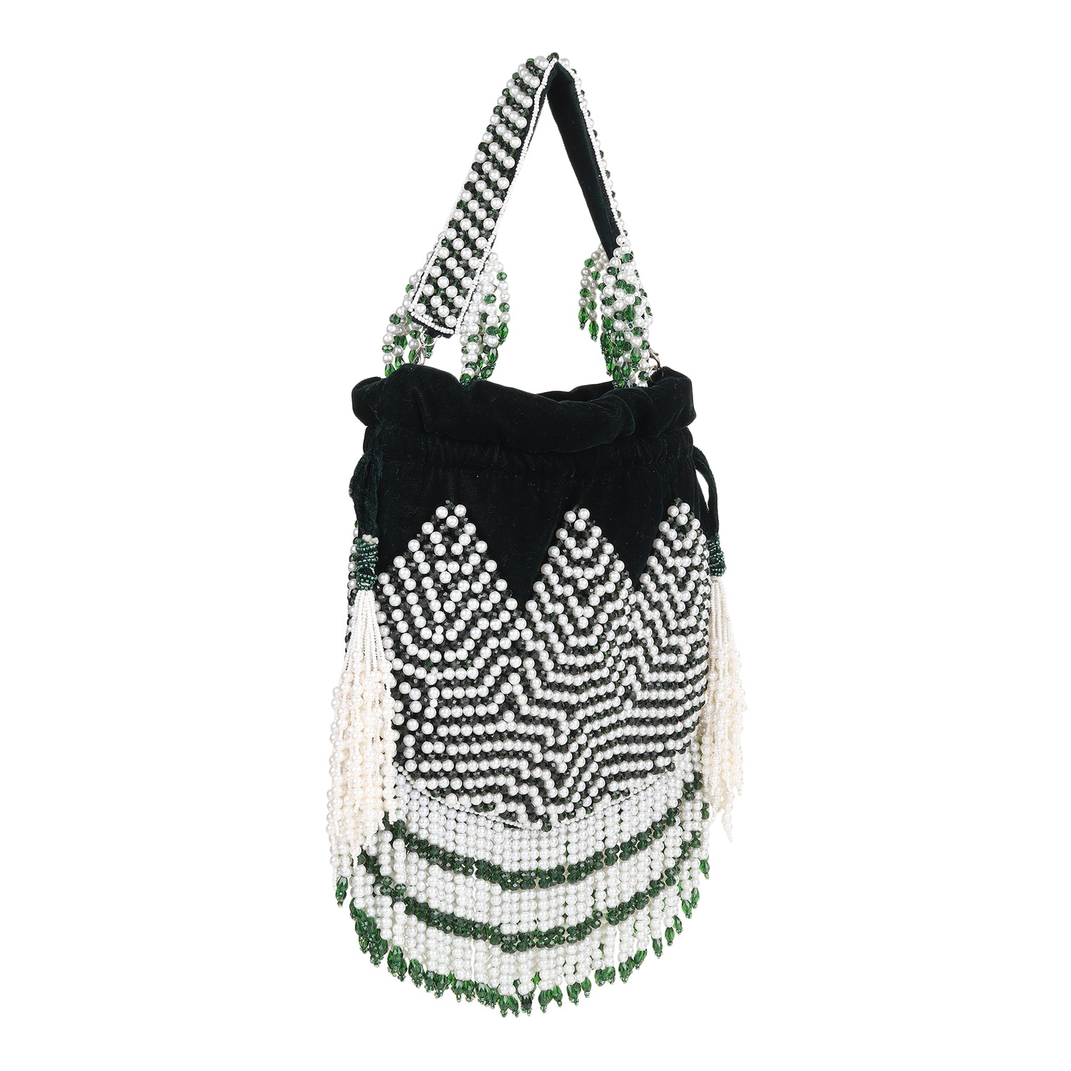 Inaya green Potli bag