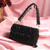 Nisha Black Tassel Flap Bag