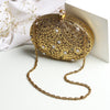 Zarika Golden Clutch