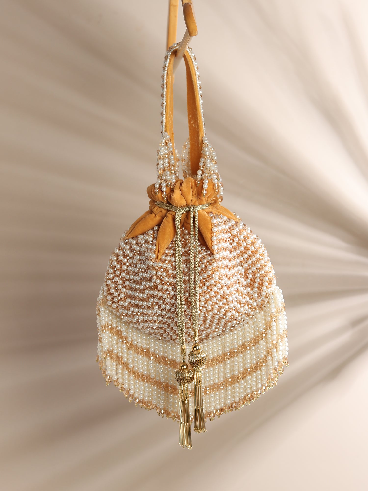 Inaya Yellow Potli Bag