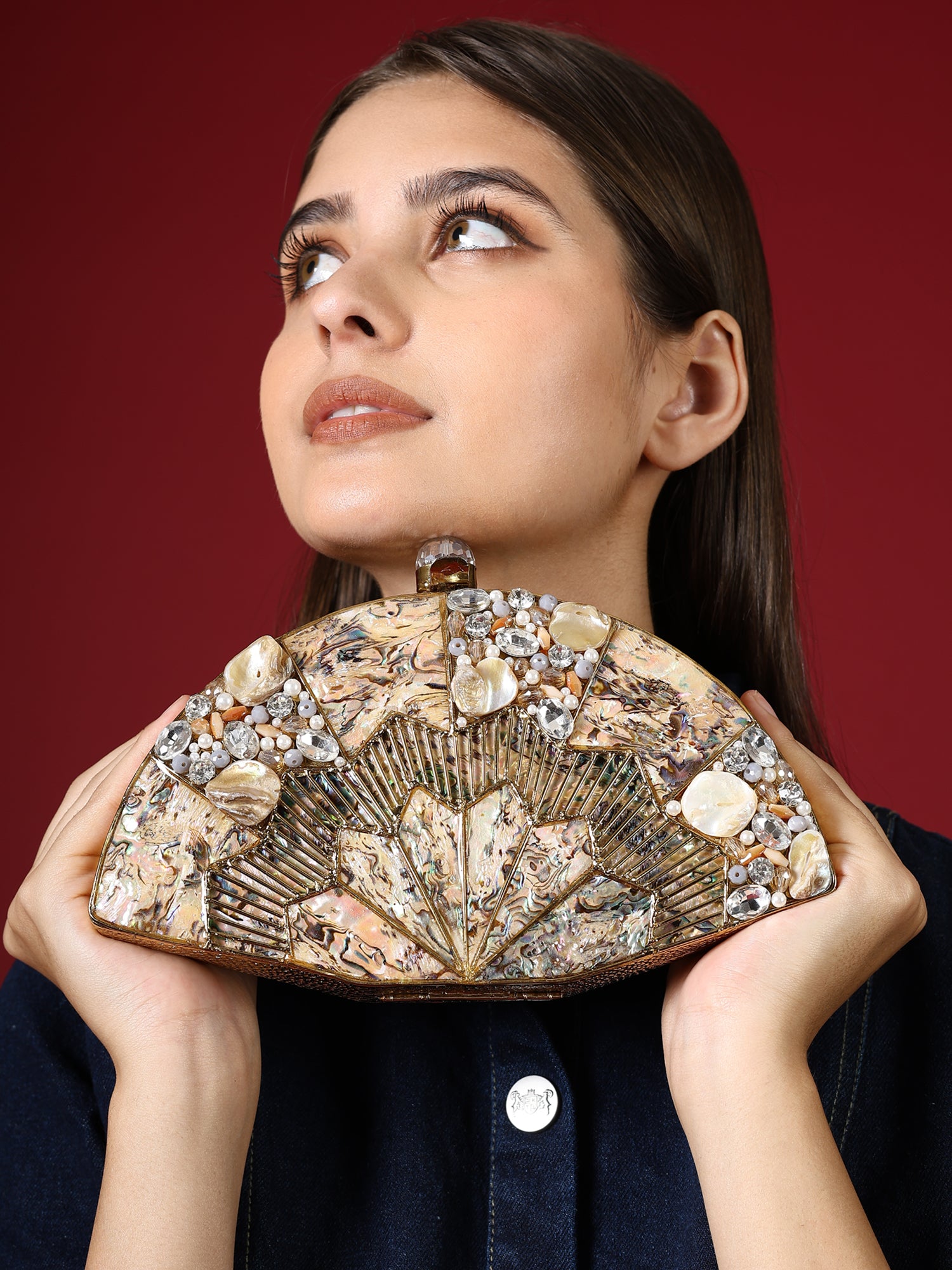 Oceana Golden  Clutch
