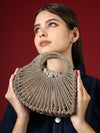Velin Golden Beaded Bag