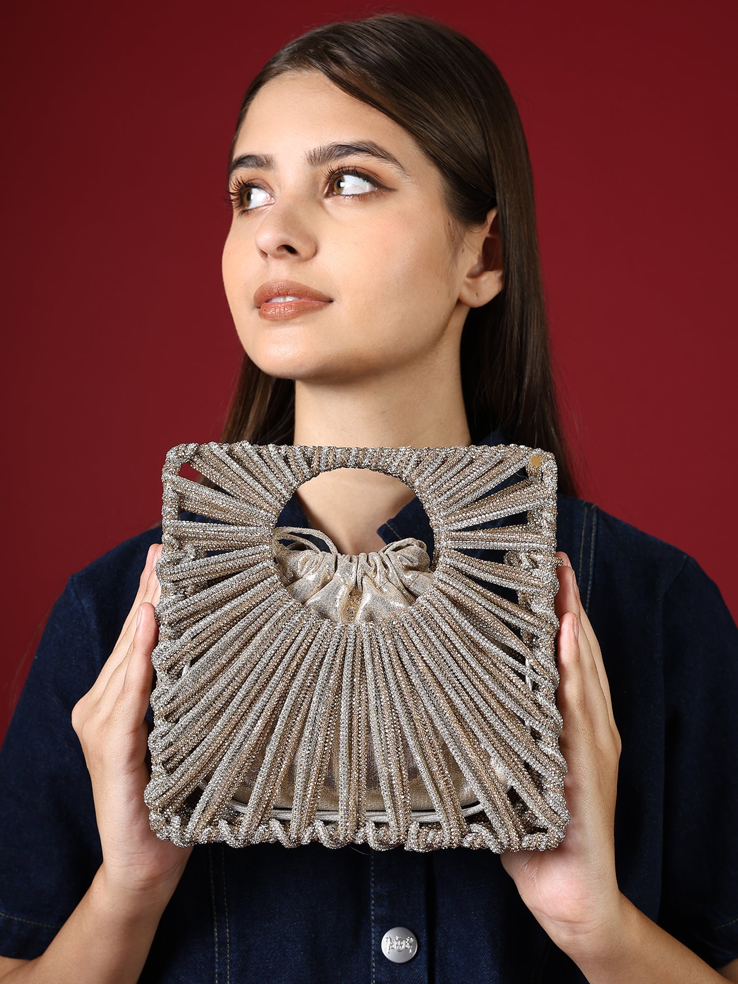 Chand-Zar Beaded Clutch