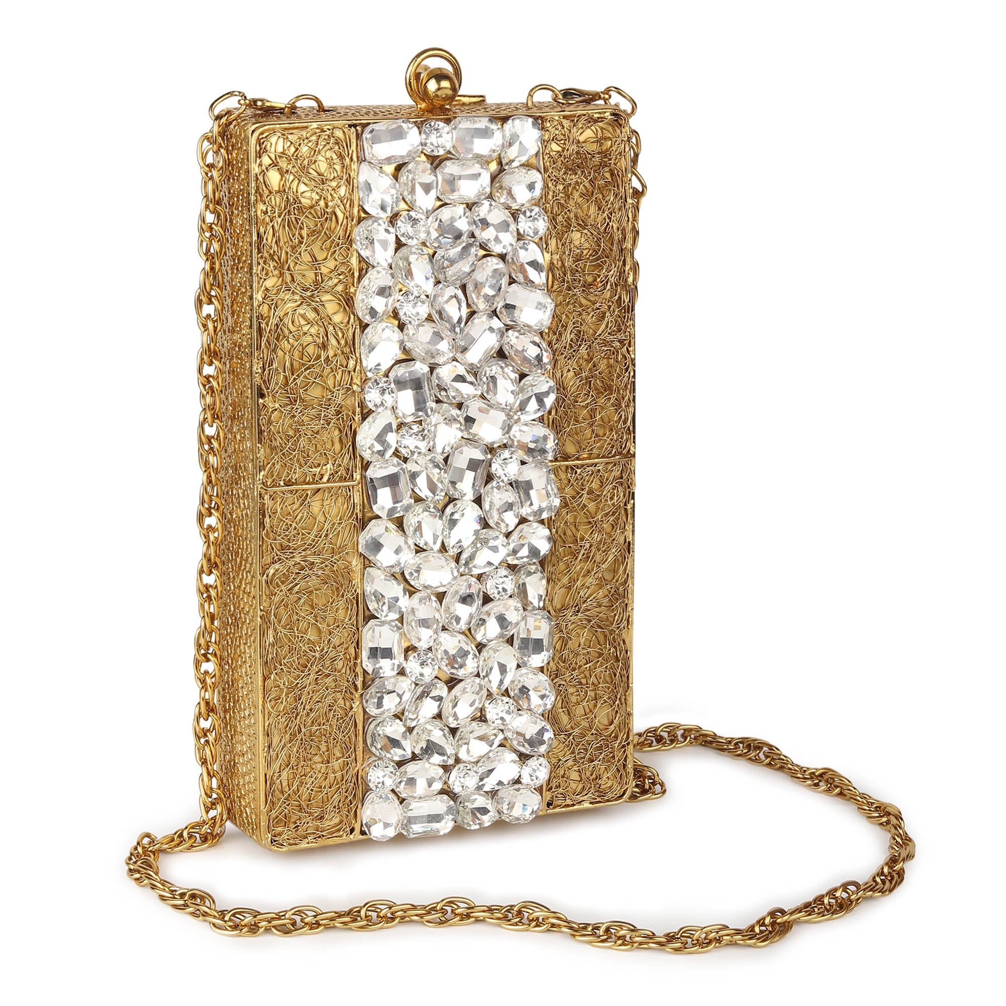 Gemme Golden Clutch